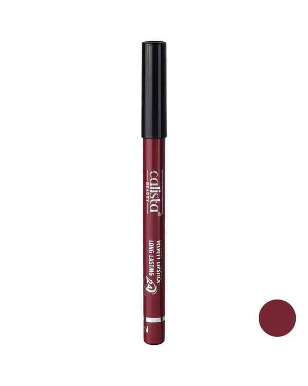 رژ لب مدادی کالیستا بیوتی رنگ زرشکی شماره 04