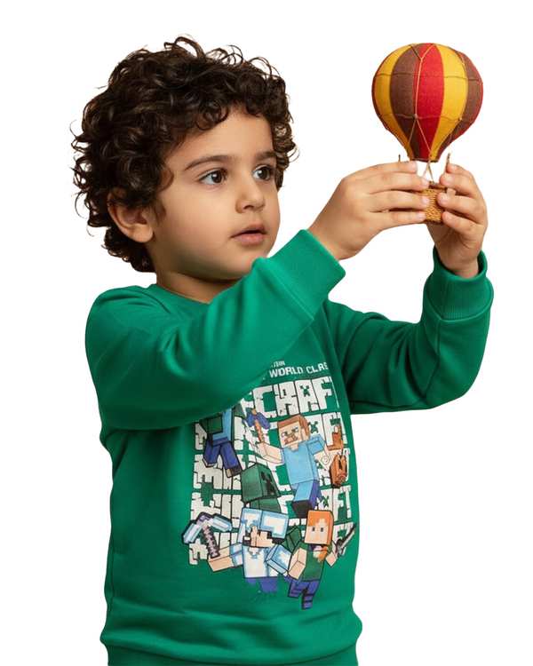 بلوز پسرانه سبز فیورلا Fiorella مدل ماینکرفت پاوراکشن کد 35590