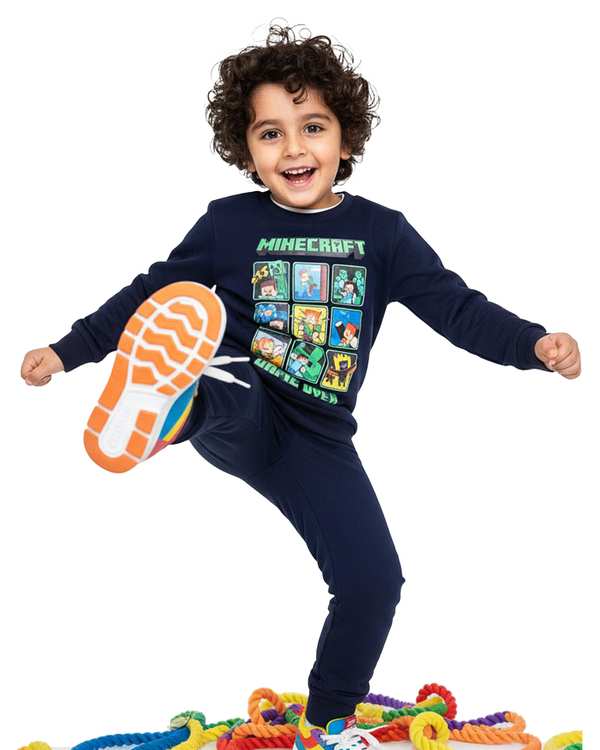 بلوز پسرانه سرمه ای فیورلا Fiorella مدل ماینکرفت گیم اور کد 35591