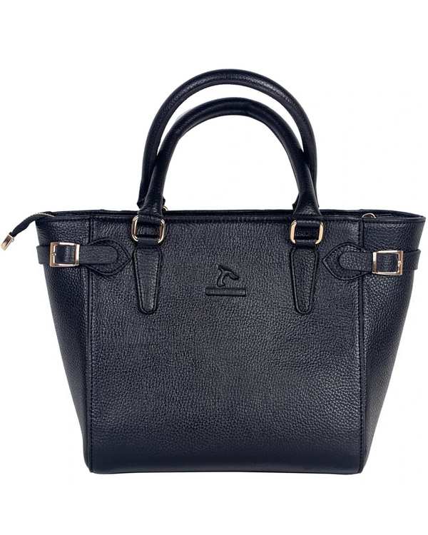 کیف دستی چرم زنانه مشکی چرم بارز Charm Barez مدل DZ67.1