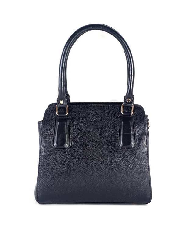 کیف دستی چرم زنانه مشکی چرم بارز Charm Barez مدل DZ68.1