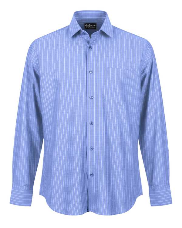 پیراهن مردانه کلاسیک آبی آماهی Amahi مدل راه راه کد 313004