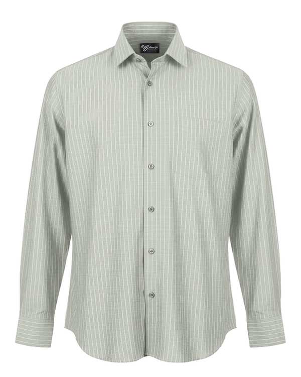 پیراهن مردانه کلاسیک سبز سدری آماهی Amahi مدل راه راه کد 313004