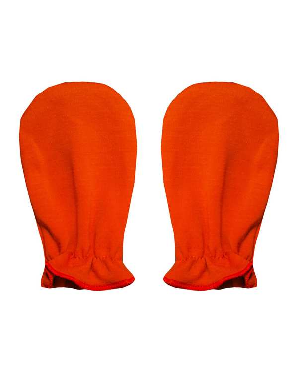 دستکش نوزادی نارنجی آدمک Adamak مدل مزرعه کد 03215000