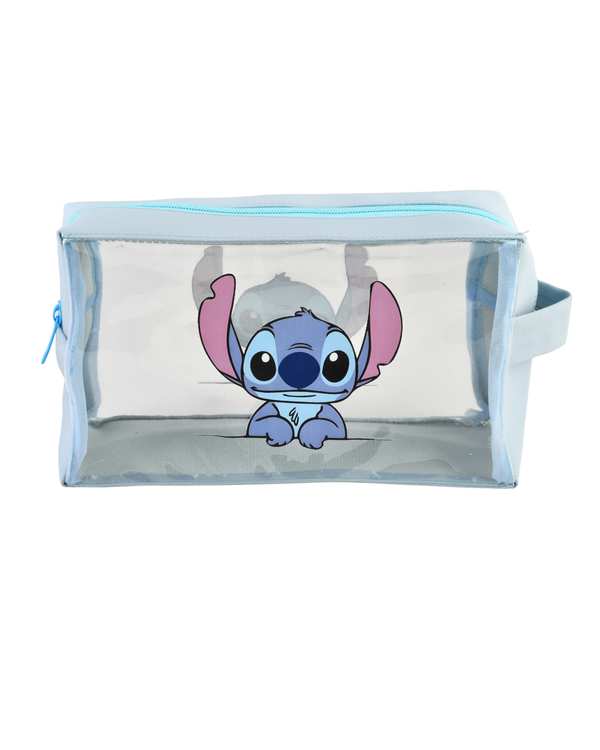 کیف لوازم آرایش آبی مدل استیج