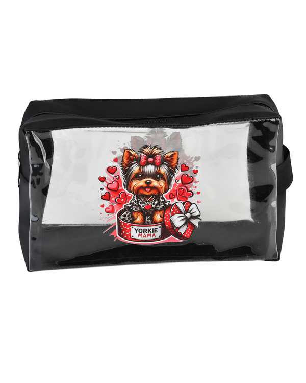 کیف لوازم آرایش مشکی مدل YORKIE