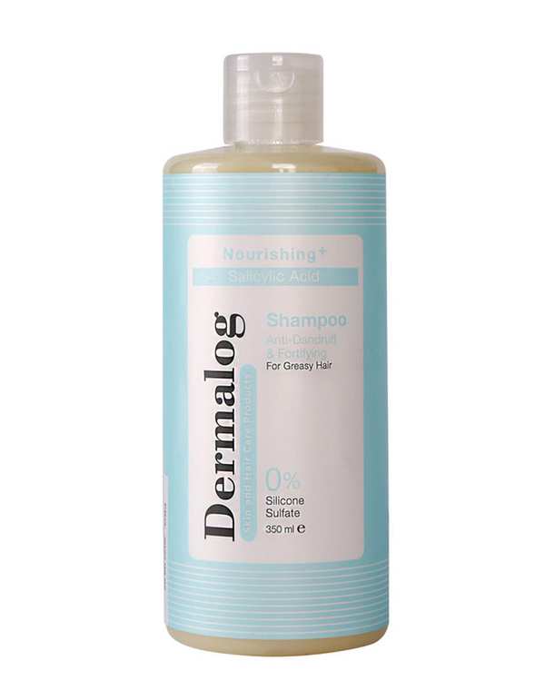 شامپو ضد شوره درمالوگ Dermalog مناسب موی چرب حجم 350ml