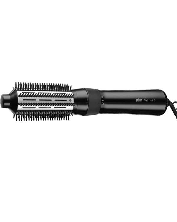 سشوار برس دار 400 وات براون Braun سری 3 Satin Hair بلک مدل BRAS330E