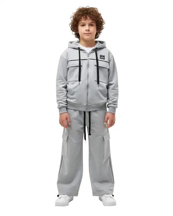 ست سویشرت و شلوار آستر دار لئو کیدز Leo kids کد 6861