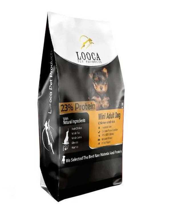 غذای خشک سگ لوکا Looca مدل Mini Adult Chicken & Rice وزن 2 کیلوگرم