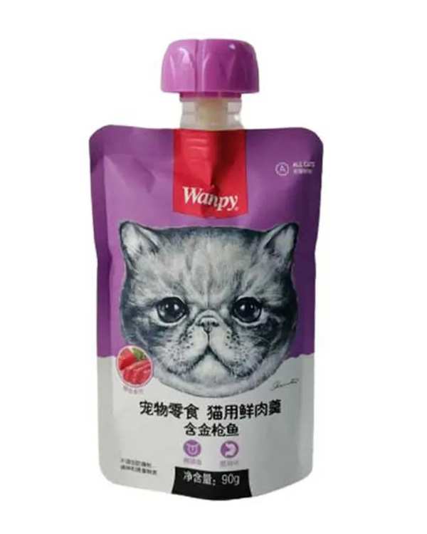 پودینگ گربه ونپی Wanpy با طعم ماهی تن 90 گرم