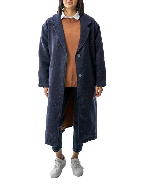 پالتو زنانه بلند سرمه ای آر ان اس RNS کد 11192563