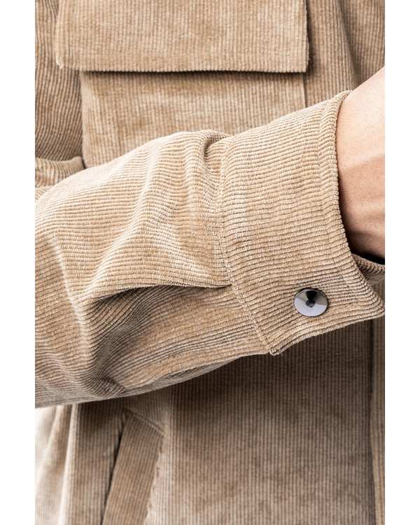 کت و جلیقه مردانه کت مخمل کبریتی مردانه کرم آر ان اس RNS کد 12122575 - تصویر 4