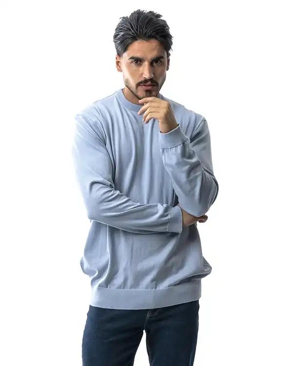 پلیور مردانه آبی آسمانی آر ان اس RNS کد 12232576