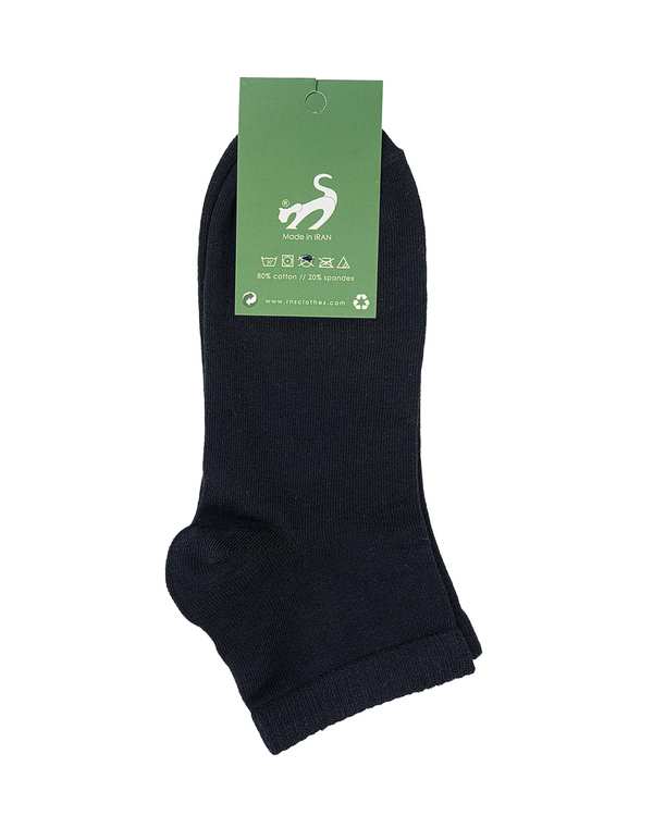 جوراب زنانه نیم ساق سرمه ای آر ان اس RNS کد 11132479