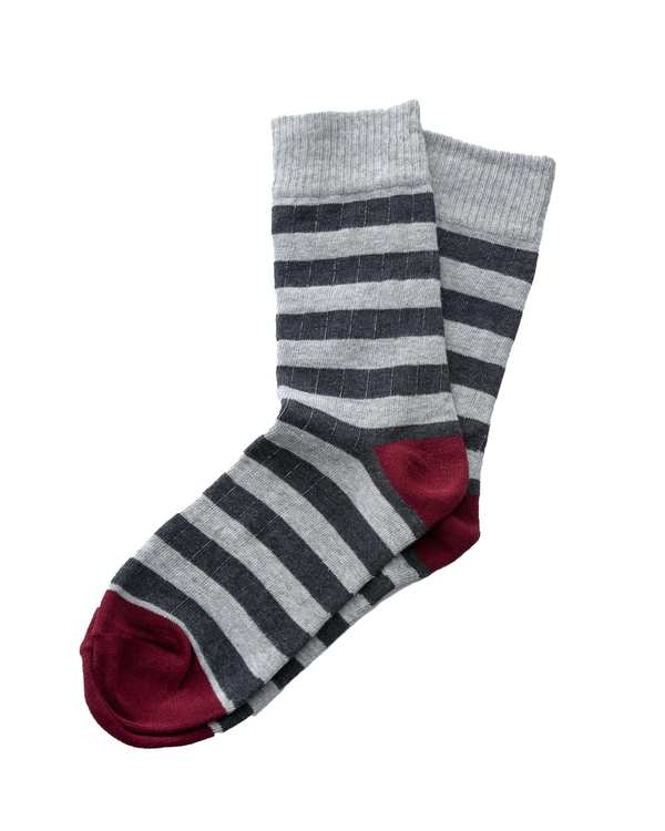 جوراب مردانه کبریتی ساقدار طوسی آر ان اس RNS کد 12132490