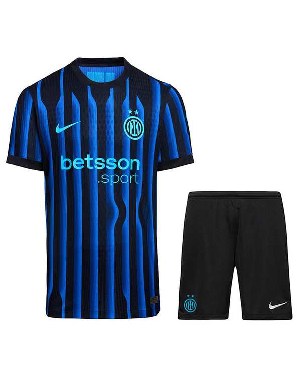 ست تی شرت و شلوارک ورزشی پسرانه آبی پانیل Panil مدل اینتر میلان کد Home 2026