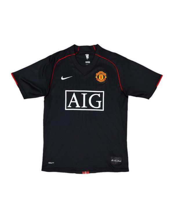 تی شرت ورزشی مردانه مشکی پانیل Panil مدل منچستر یونایتد 2008