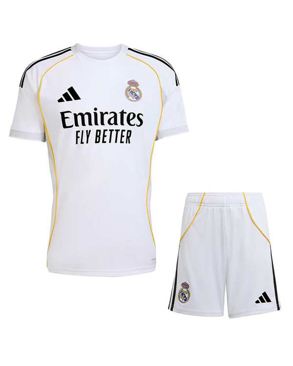 ست تی شرت و شلوارک ورزشی پسرانه سفید پانیل Panil مدل رئال مادرید 2026