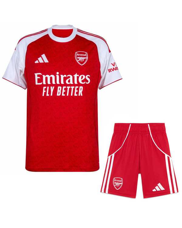 ست تی شرت و شلوارک ورزشی مردانه قرمز پانیل Panil مدل آرسنال Home 2026