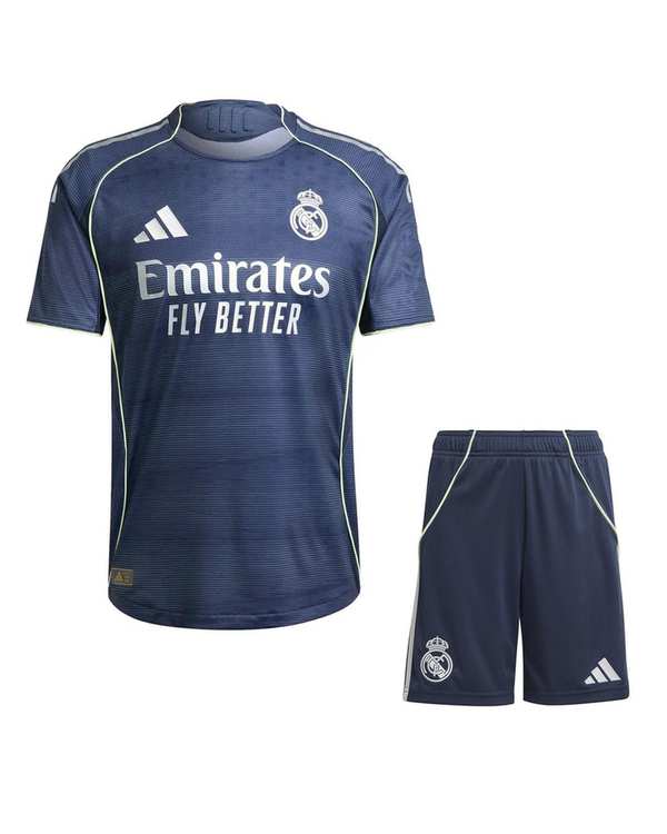 ست تی شرت و شلوارک ورزشی پسرانه سرمه ای پانیل Panil مدل رئال مادرید کد Away 2026