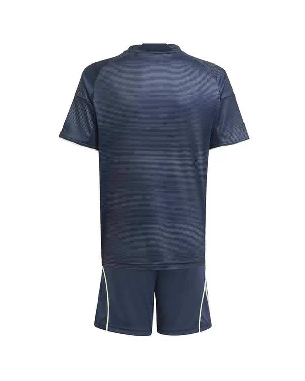 ست تی شرت و شلوارک ورزشی پسرانه سرمه ای پانیل Panil مدل رئال مادرید کد Away 2026 - تصویر 3