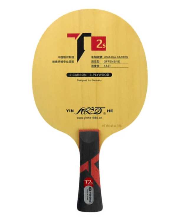 راکت پینگ پنگ کرم قرمز یینهه مدل T2 s