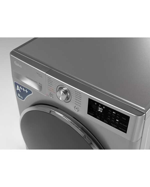 ماشین لباسشویی نقره ای جی پلاس Gplus مدل GWM-R88S.KTL ظرفیت 8 کیلوگرم - تصویر 4
