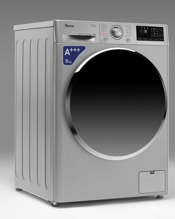 ماشین لباسشویی نقره ای جی پلاس Gplus مدل GWM-R99S.KTL ظرفیت 9 کیلوگرم - تصویر 3