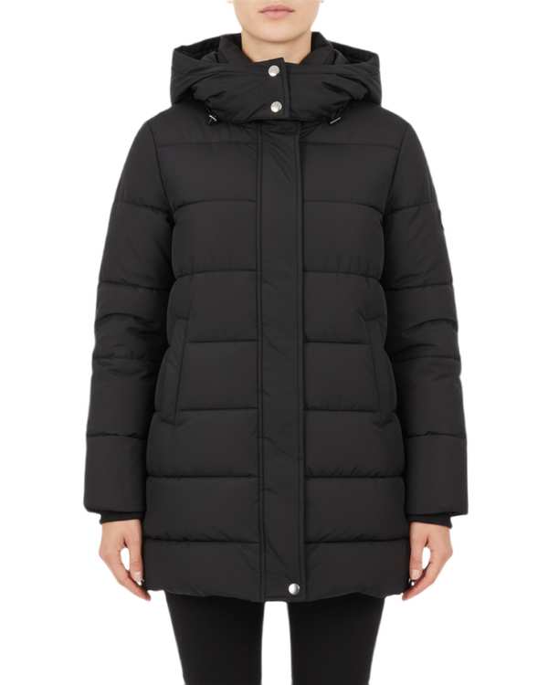 کاپشن زنانه مشکی سرژه Serge کد 219131