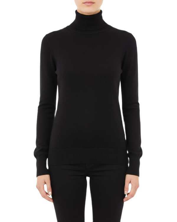 بلوز زنانه بافت مشکی سرژه Serge کد 225176