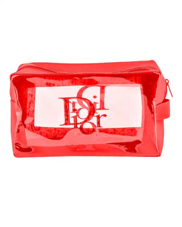 کیف لوازم آرایش قرمز