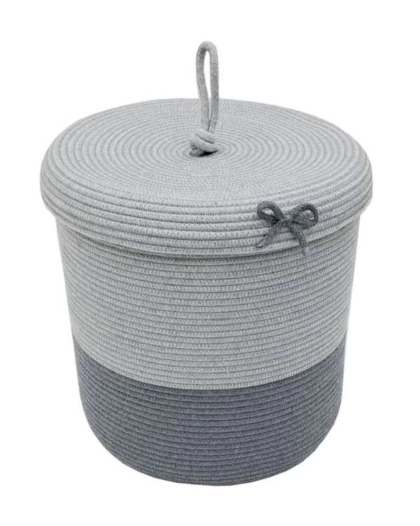 سبد لباس نوک مدادی و طوسی مدل پاپیون 1