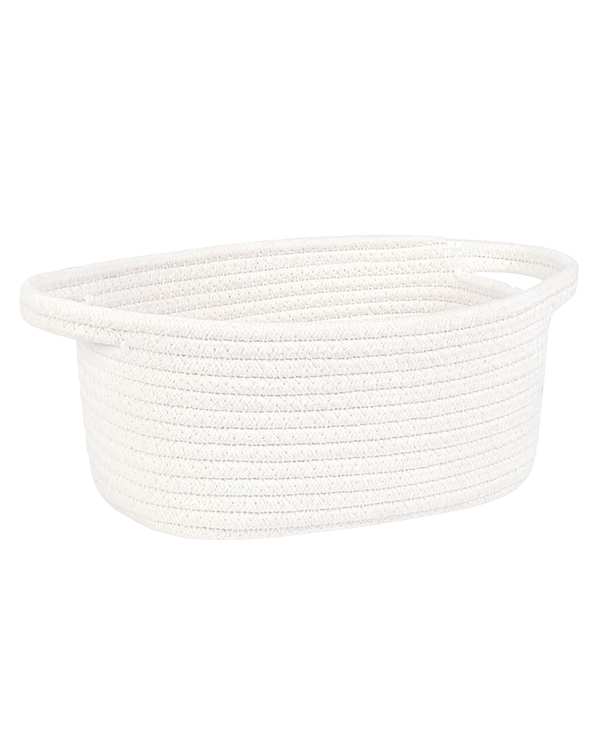 سبد کپو بافی سفید مدل fg