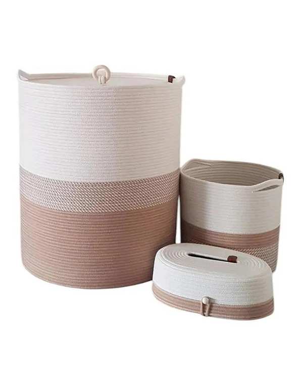 سبد لباس مدل ms1 مجموعه 3 عددی