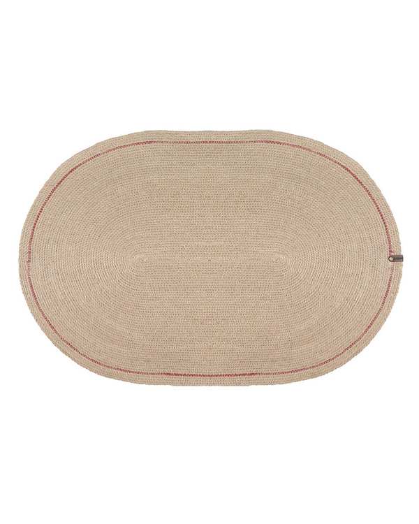 پادری بیضی مدل کنفی سایز 64×43 سانتی متر