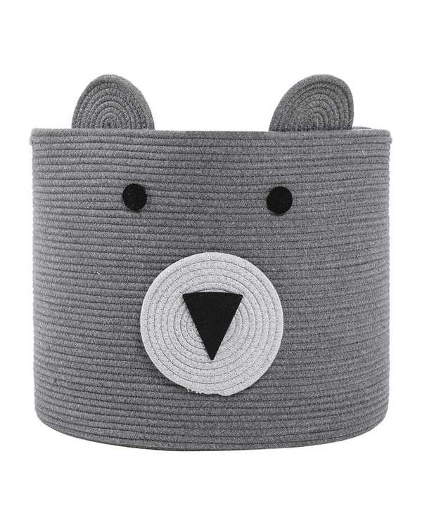 سبد نظم دهنده کودک طوسی مدل خرس کد 3