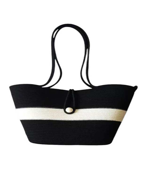 کیف دوشی دست دوز زنانه مدل ساحلی