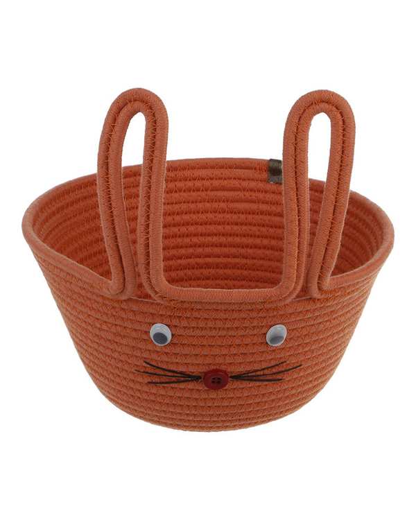 سبد نظم دهنده قیطان دوزی گرد نارنجی