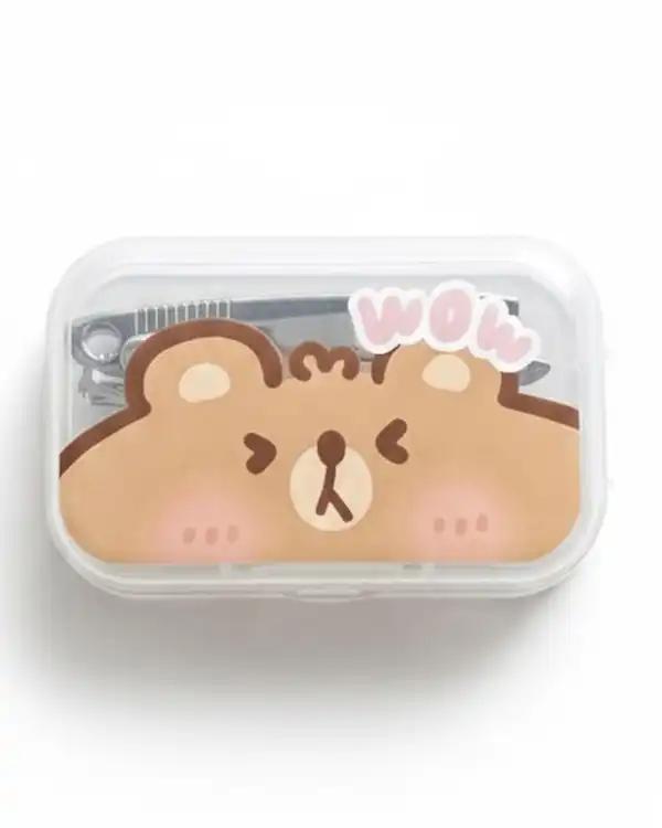 ست ناخن گیر استیل ضد زنگ 2 عددی طرح فانتزی