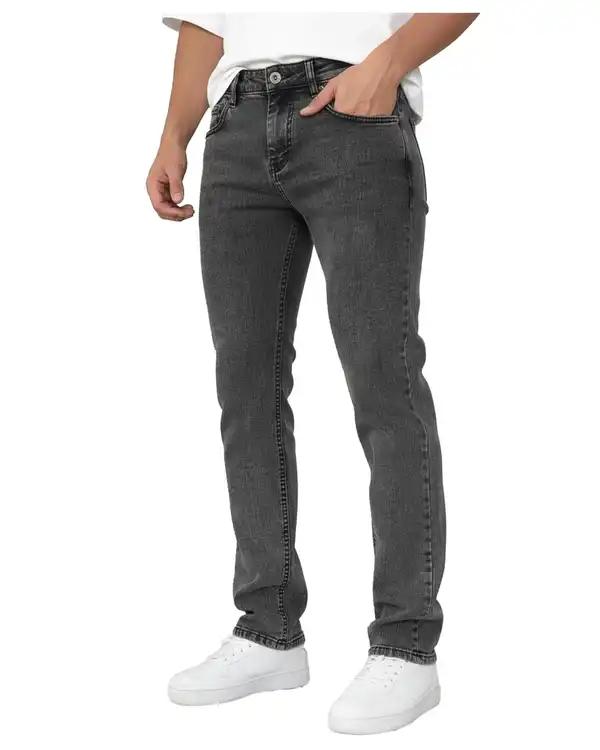 شلوار جین مردانه راسته کلاسیک دودی دیورسو Diverso کد 4853