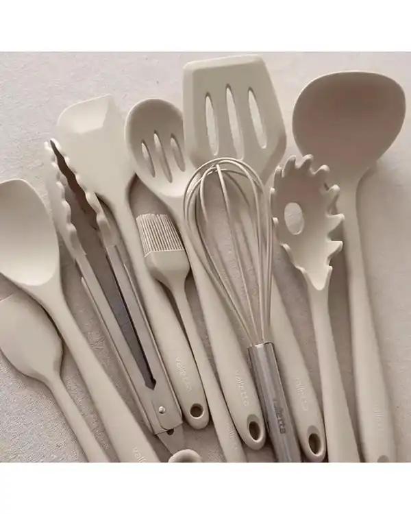 ست 10 پارچه ابزار آشپزخانه تمام سیلیکونی VALLETA