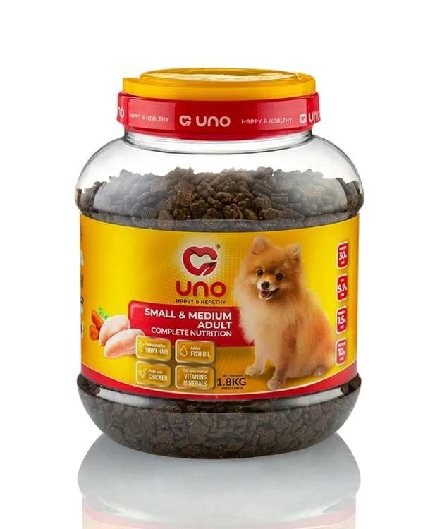 غذای سگ نژاد کوچک و متوسط بالغ اونو UNO بسته 2 کیلوگرم