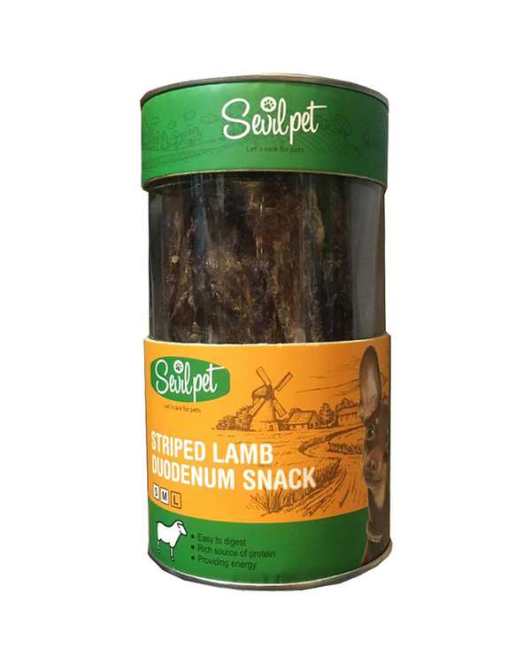 تشویقی سرخ روده بره سویل پت Sevil pet مخصوص سگ 80 گرم