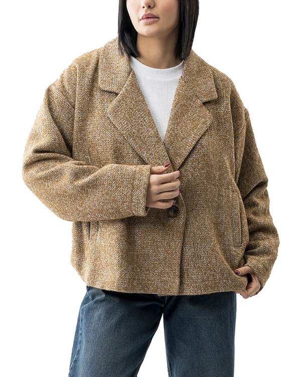 کت زنانه فوتر خردلی آر ان اس RNS کد 11122601