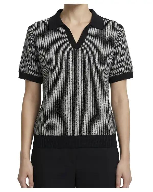 تی شرت زنانه کبریتی مشکی آر ان اس RNS کد 11022644