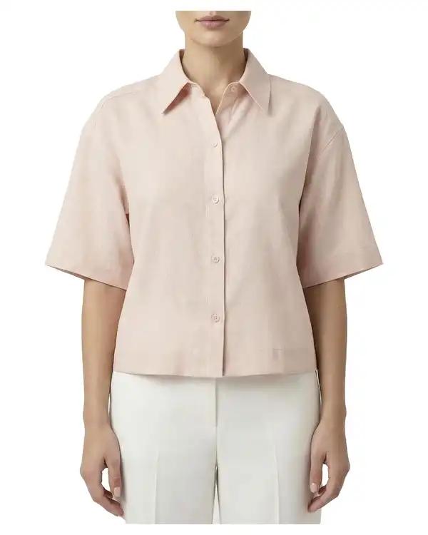 شومیز زنانه کراپ گلبهی آر ان اس RNS کد 11272638