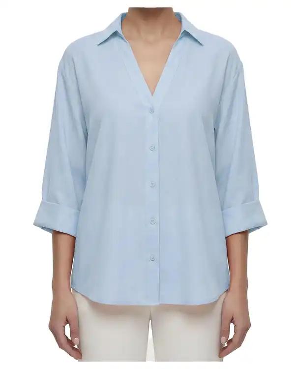 شومیز زنانه آبی روشن آر ان اس RNS کد 11272635