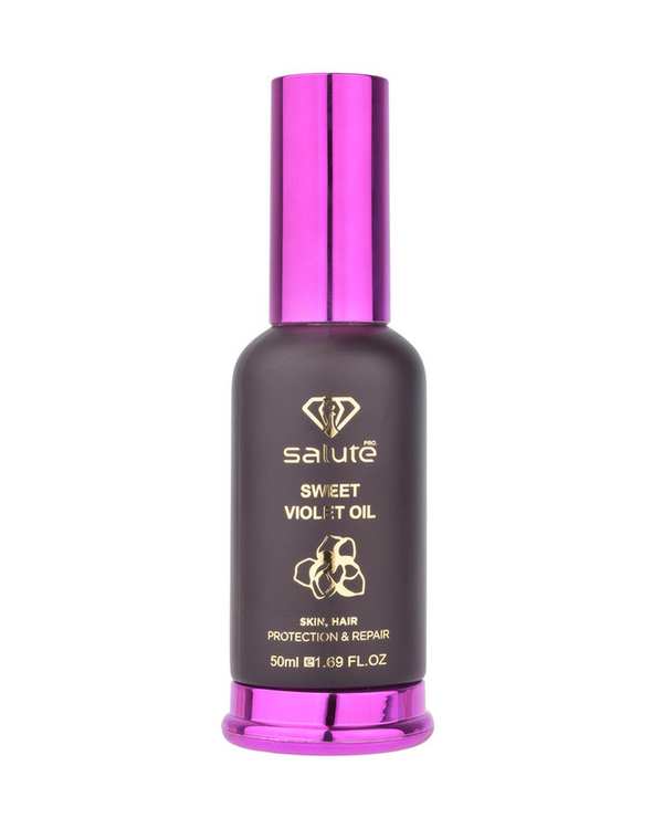 روغن تقویت کننده پوست و مو سالوته پرو Salute مدل Sweet Violet مناسب برای انواع پوست حجم 50ml