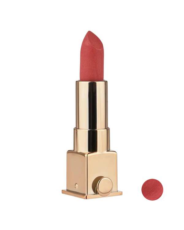 رژ لب جامد سالوته پرو Salute مدل Chrome شماره S992 رنگ هلویی تیره وزن 4 گرم